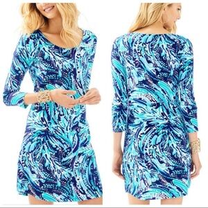 LILLY PULITZER Tammy Dress - Pier Pressure Blue Size XS